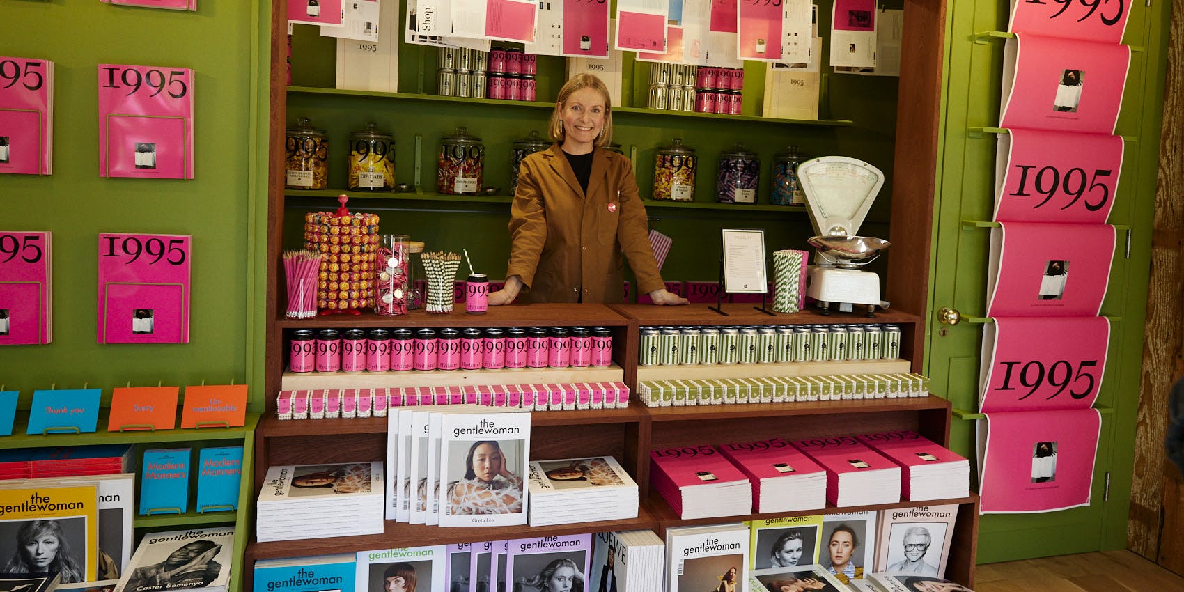 The Gentlewoman editor-in-chief Penny Martin at Bicester Village for the launch of 1995 magazine